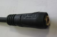 BK 10-25 - černá zásuvka kabelová (samice)   CX0040 / TBK25