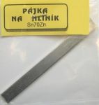 Sn70Zn - pájka pro měkké pájení hliníku, pásek