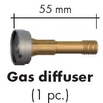 kleština 3,2mm s plynovou čočkou pro hořák Binzel Abitig 500W MT, 779.6060