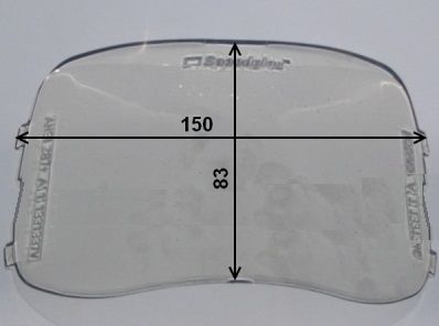 Speedglas 100, vnější fólie čirá, oválná, pro samostmívací kuklu, 776000G, 1080.00
