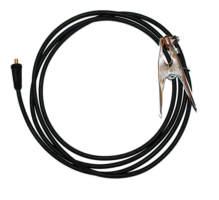 35mm2 / 3m / 35-50 - gumový zemnící kabel se svěrkou do 315A a konektorem 35-50
