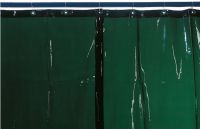 Kemper v. 1600 x š. 1300mm - svářečská zástěna zelená, 70 100 300