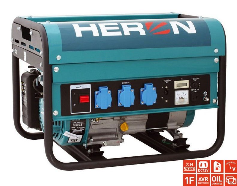 Heron EGM 25 AVR (5,5HP/2,3kW) elektrocentrála, 8896111