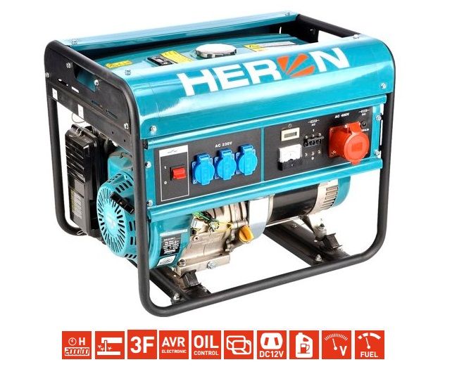 Heron EGM 60 AVR-3 (13HP/6kW) elektrocentrála pro svařování, 8896112
