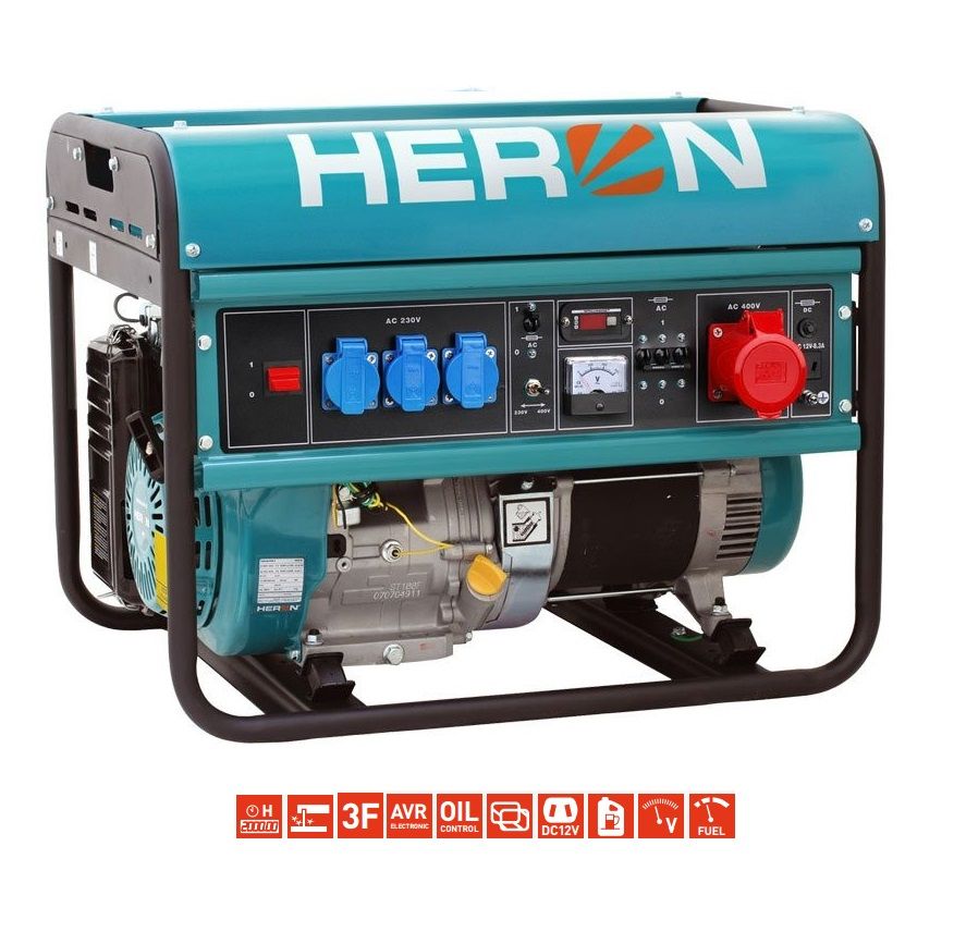 Heron EGM 68 AVR-3 (13HP/6kW) elektrocentrála pro svařování, 8896118