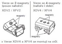XFV2 - V-PAD, magnetická podložka pro UE, UF, UG