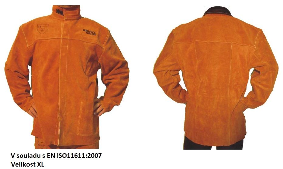 Rhinoweld JK 936 /XL/ - svářečský kabát (bunda) z oděruvzd. štípenky, s druky