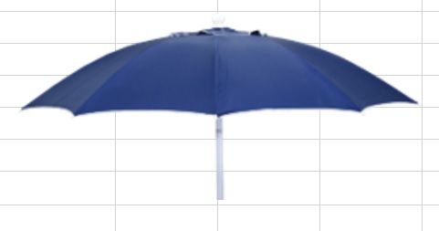 Svářečský deštník průměr 200cm, červený, WUDI2000MMRD