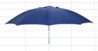 Svářečský deštník průměr 200cm, modrý, WUDI2000MMBL