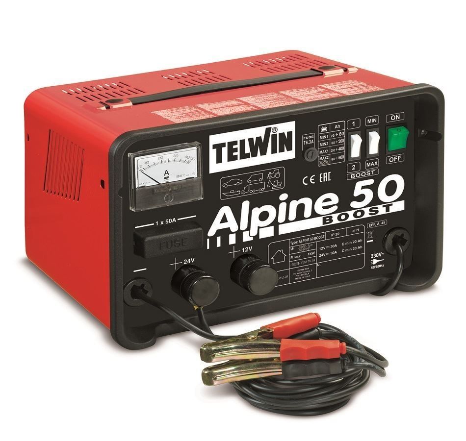 Telwin Alpine 50 Boost - nabíječka pro autobaterie 20-400Ah , 807548