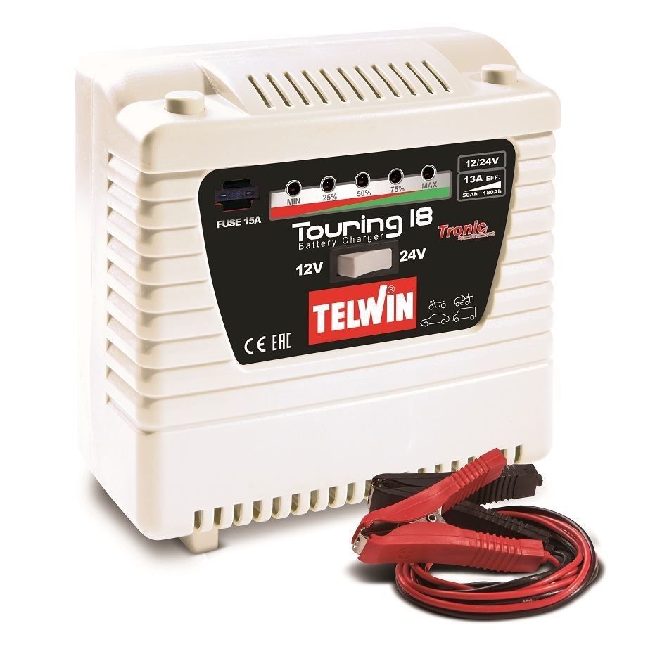 Telwin Touring 18 - nabíječka autobaterií 60/180 Ah, 50/115 Ah, 807593