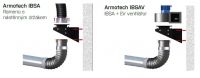 Armotech 2m - kloubové odsávací rameno délky 2m, nástěnná verze bez držáku, ARMOTECH160201
