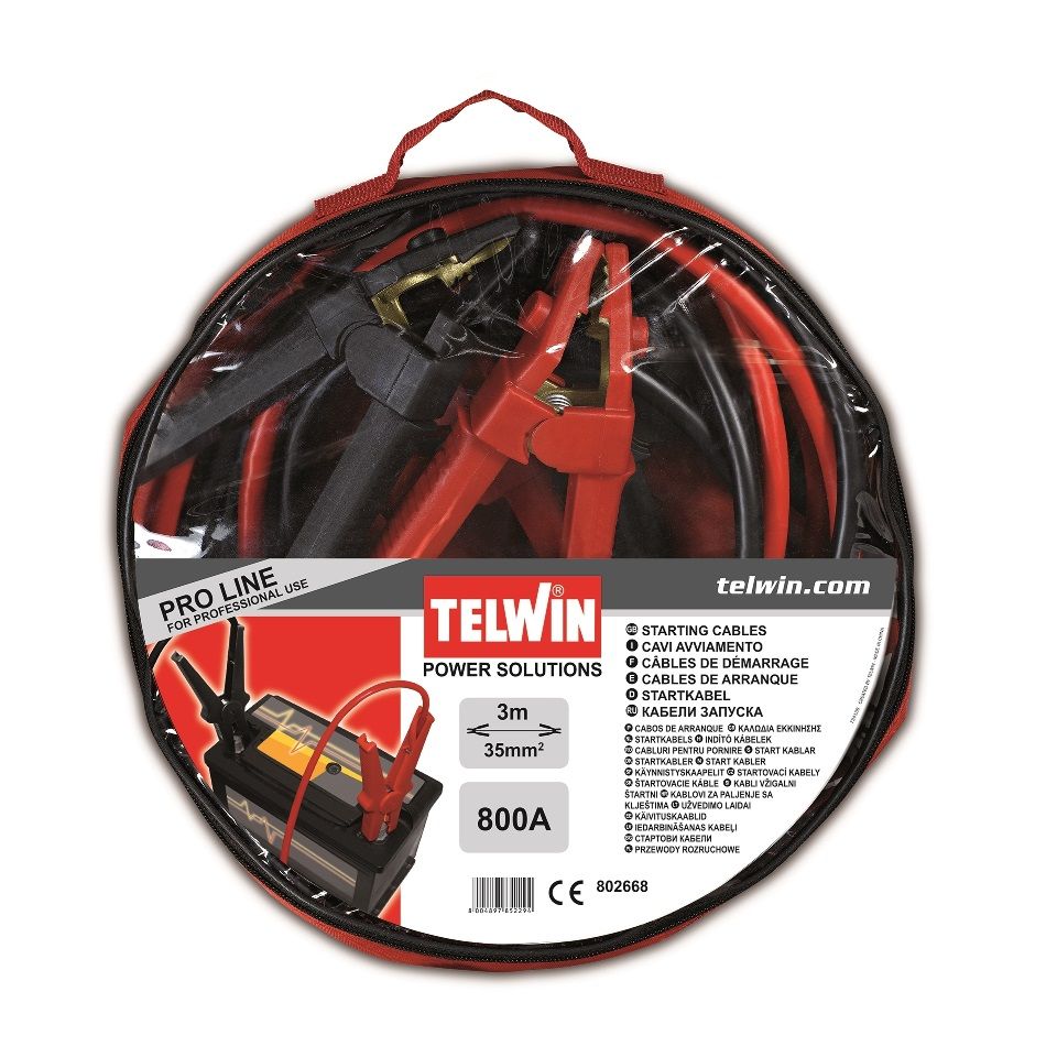 Startovací kabely Telwin do 800A délky 3m, 802668