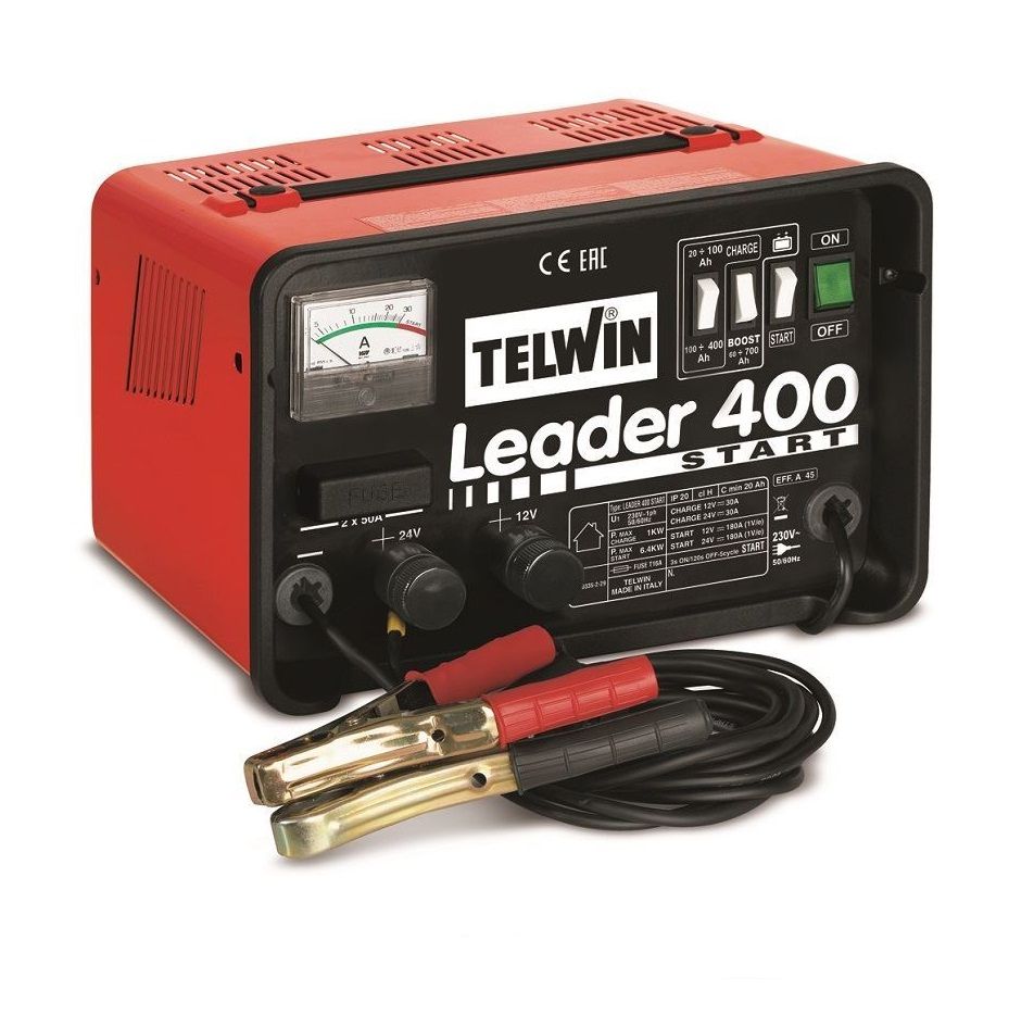 Telwin Leader 400 start - nabíječka 12/24 V/45A s pomocným startem max.300A, 807551
