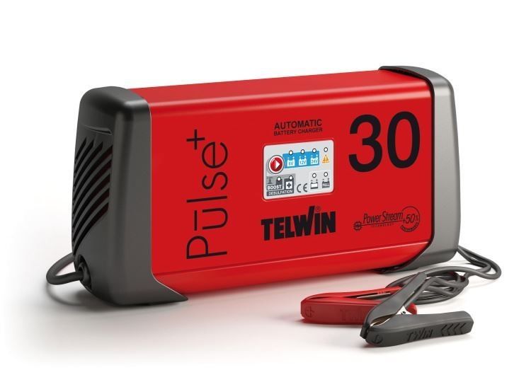 Telwin Pulse 30 - 6-12-24V nabíječka s funkcí desulfatizace autobaterie, 807587